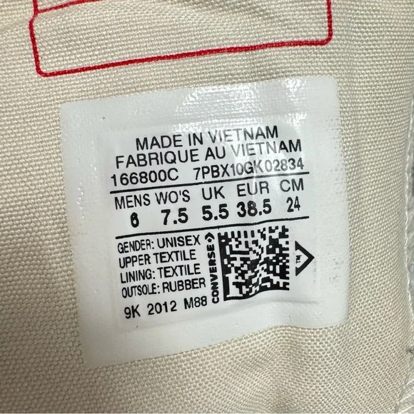 Converse Run Star Hike Canvas Platform Lugged High Top Sneakers Black W 7.5 M 6 - Picture 12 of 15